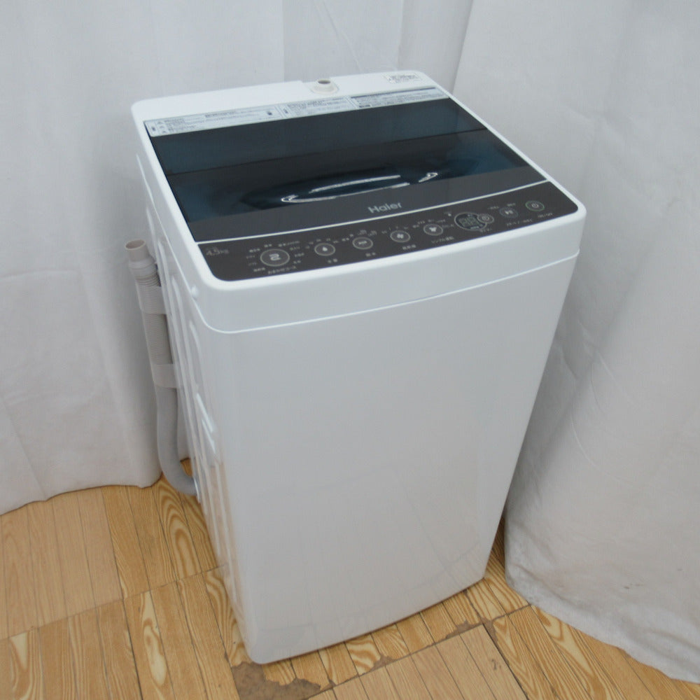 Haier ハイアール 全自動洗濯機 4.5kg JW-C45A 2018年製 ブラック 送風 