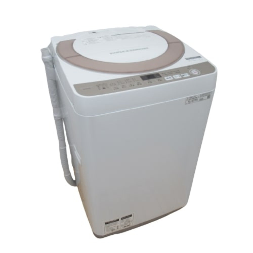 SHARP シャープ 全自動洗濯機 7.0kg ES-KS70U ホワイト 送風・簡易乾燥 