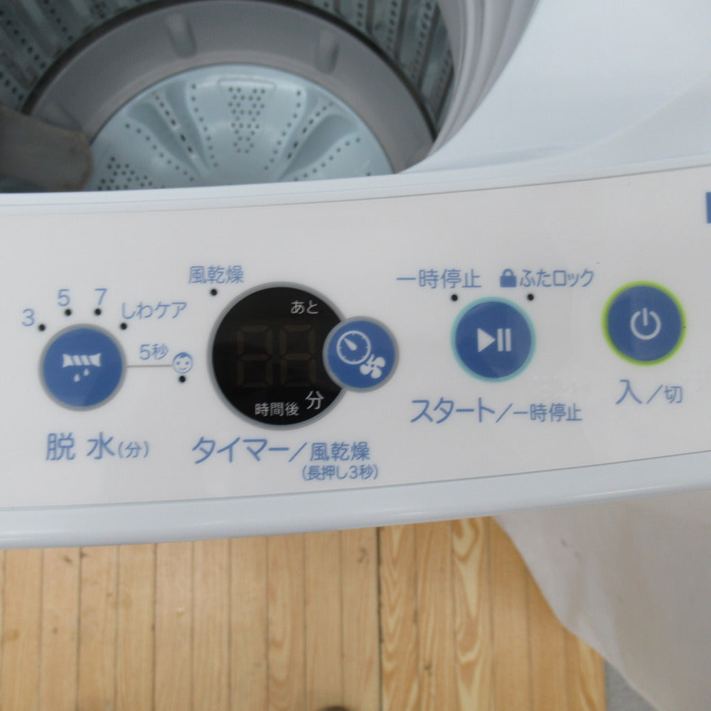 i▽【美品】 Haier 全自動電気洗濯機 JW-C55CK 2018年製