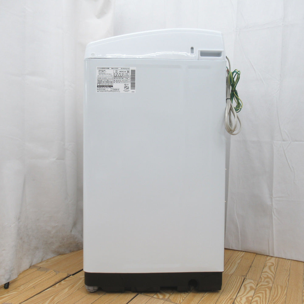 HITACHI 日立 全自動電気洗濯機 NW-50E 5.0kg 2020年製 ピュアホワイト