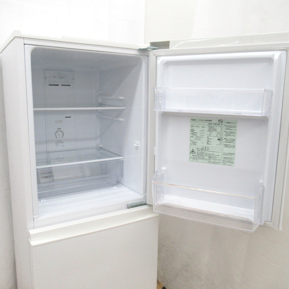 冷凍冷蔵庫 2022年製 アクア AQR-13E8-W 2ドア冷蔵庫 - 冷蔵庫