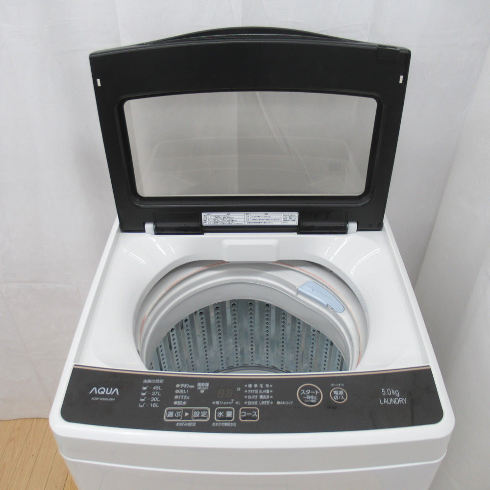 AQUA 洗濯機 21年製 5kg AQW-GS50JB SJ614 - 生活家電