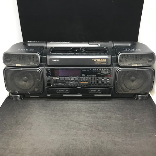 SANYO (サンヨウデンキ) オーディオ機器 ジャンク品 SANYO ステレオラジカセ ZooSCENE PH-WCD950 リモコン付き