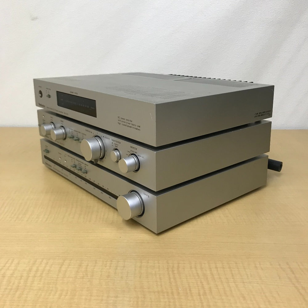 Technics (テクニクス) オーディオ機器 ステレオプリアンプセット SU-C01 SE-C01 ST-C01 3点セット ジャンク品