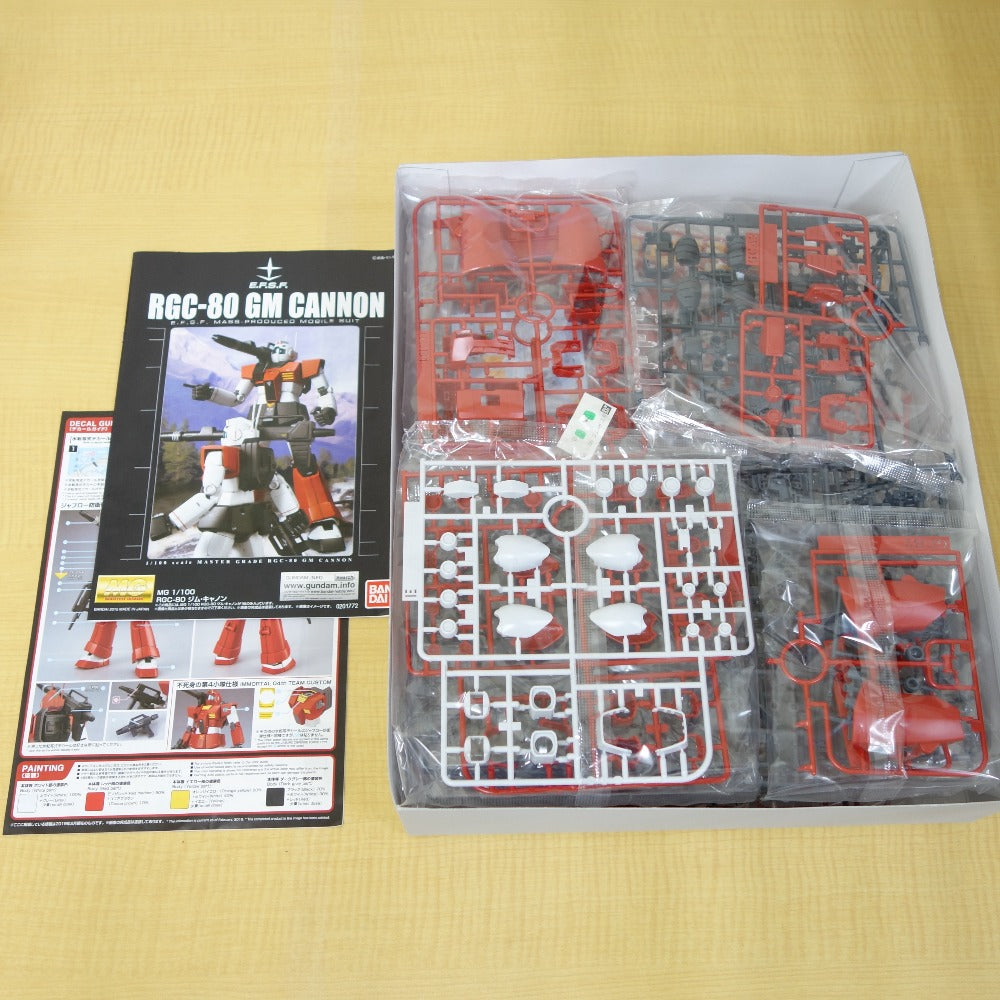 MG 1/100 ジム・キャノン [レッド・ヘッド] (ジャブロー防衛隊仕様) 未組立 ホビーオンラインショップ限定 BANDAI バンダイ プラモデル