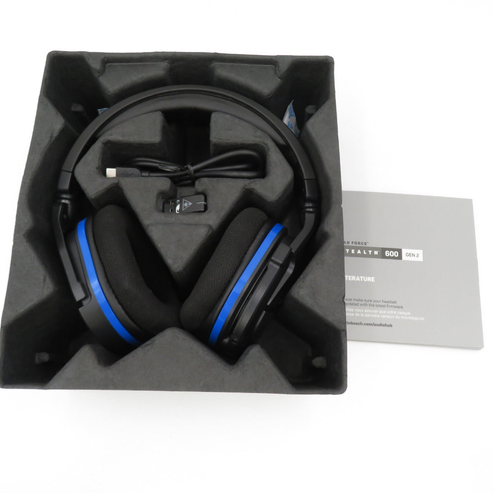 ゲーム周辺機器 Turtle Beach Stealth 600 Gen 2 PS5 & PS4 用 ワイヤレスゲーミングヘッドセット ブラック フリップミュート式マイク TBS-3140-04