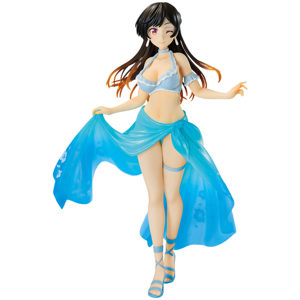 BANDAI バンダイ フィギュア 未開封品 一番くじ 彼女、お借りします 満足度4〜夏模様、恋模様。〜 ラストワン賞 ウインクver.水原千鶴〜夏の装い〜 未使用品