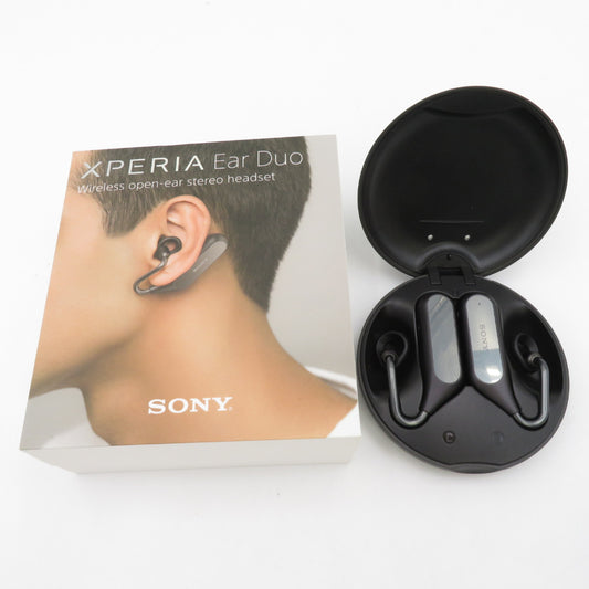 sony ソニー オーディオ機器 完全ワイヤレスイヤホン Xperia Ear Duo XEA20JP BM : オープンイヤー ボイスアシスタント機能