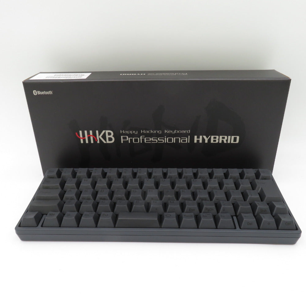 富士通 PFU（富士通） ピーエフユー PC周辺機器 HHKB Happy Hacking Keyboard Professional HYBRID Type-S 日本語配列 墨 PD-KB820BS Bluetooth対応 美品