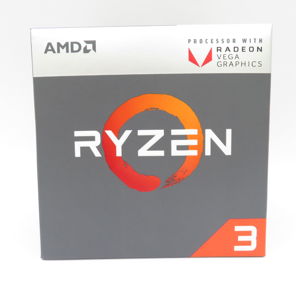 AMD エーエムディー PC周辺機器 CPU Ryzen 3 2200G 3.7GHz CPUクーラー欠品