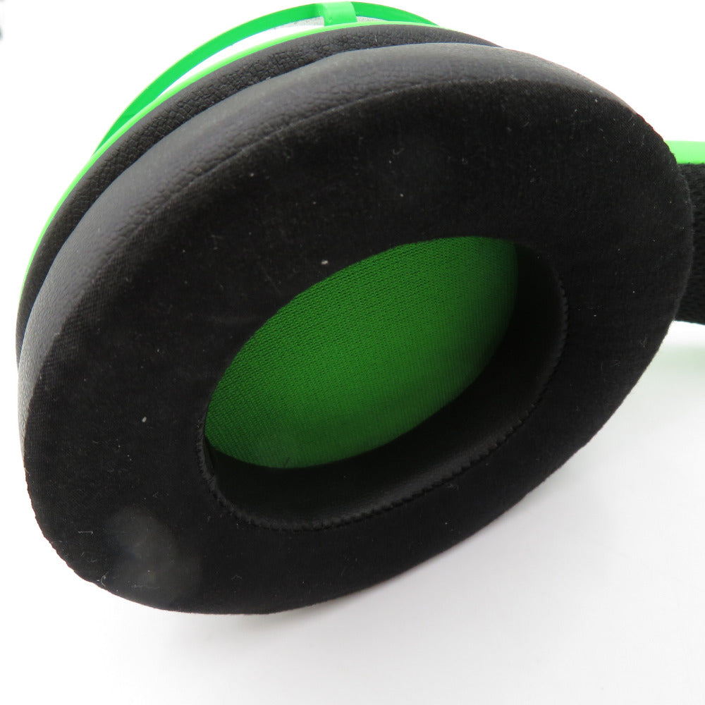 在庫最新品Razer Kraken Green ゲーミングヘッドセット + THX USBオーディオコントローラー 3.5mm/USB 7.1 立体音響対応 PC 冷却パッド アクセサリ、周辺機器