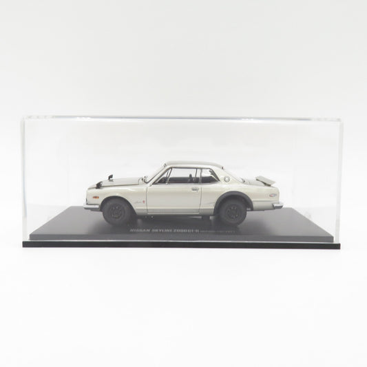1/43 ニッサン スカイライン 2000GT-R 1971年（PGC10/2ドア/エンジン付）シルバー 京商 キョウショウ 模型