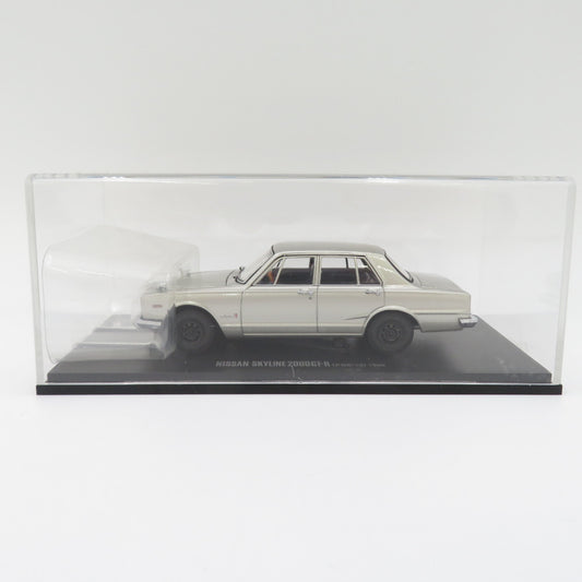 1/43 ニッサン スカイライン 2000GT-R 1969年 前期型（PGC10/4ドア/エンジン付）シルバー 京商 キョウショウ K05510S 模型