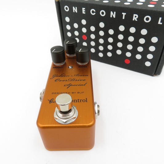 ONE CONTROL ワンコントロール エフェクター Golden Acorn OverDrive Special 箱付き