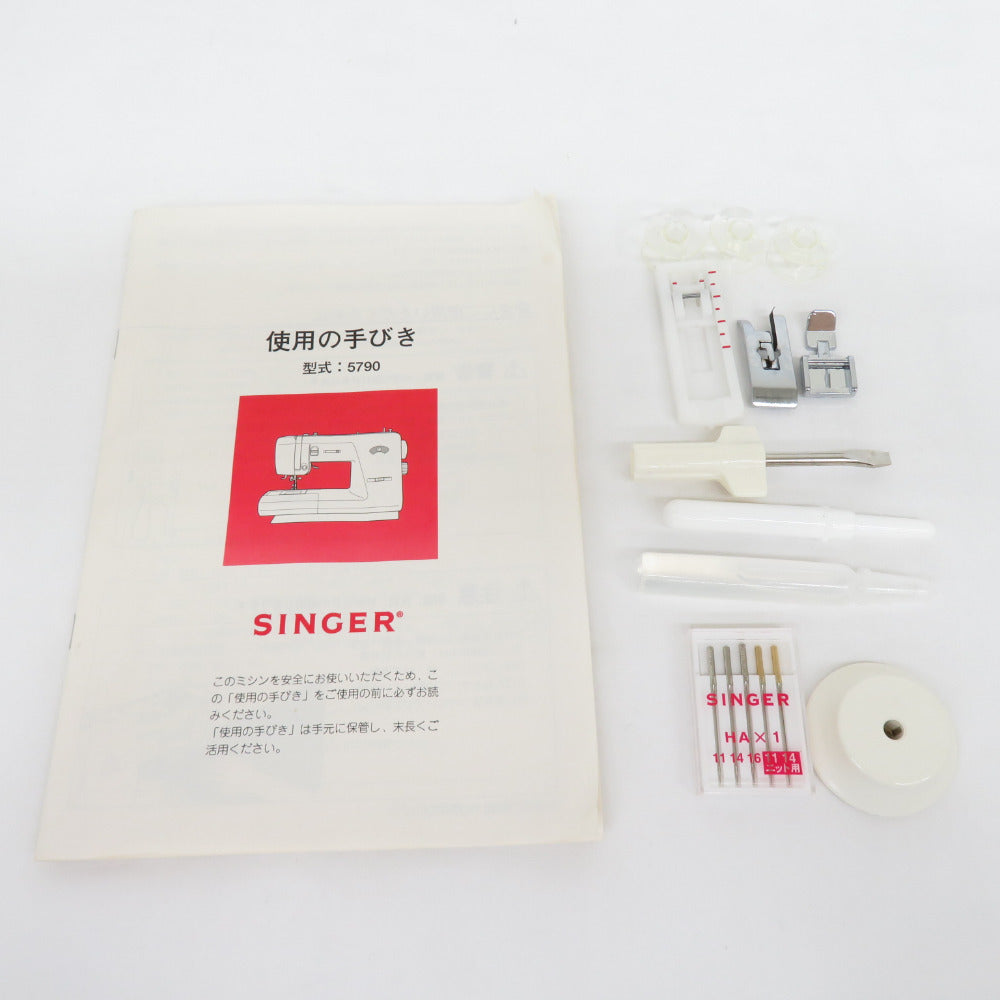 SINGER (シンガー) 電動ミシン PREGIO 2 5790 家庭用ミシン 返品不可 ジャンク ｜コンプオフ プラス – コンプオフプラス  公式ショップ