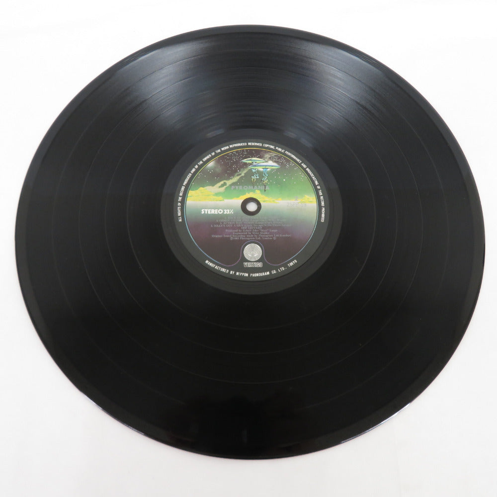 レコード LP PYROMANIA / DEF LEPPARD / 炎のターケッド / デフ・レパード 帯・タイナー付き 25PP-59 動作未確認・返品不可