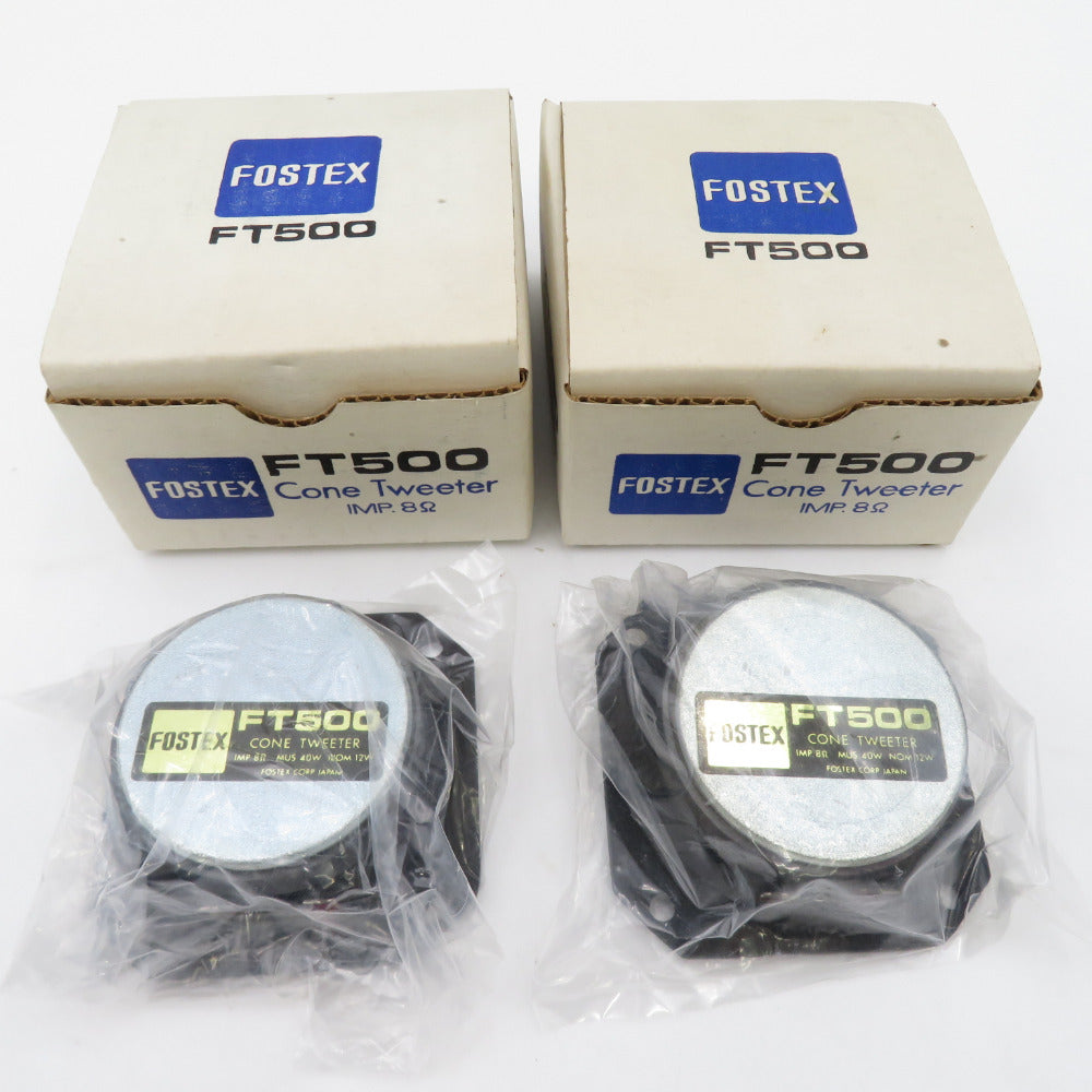 Fostex フォステクス 音響機材 FT500 ConeTweeter ペア コーンツイーター IMP 8Ω FT500