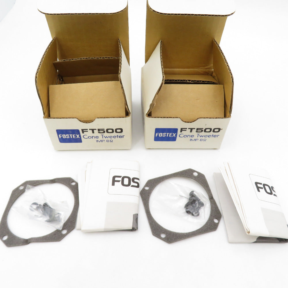 Fostex フォステクス 音響機材 FT500 ConeTweeter ペア コーンツイーター IMP 8Ω FT500