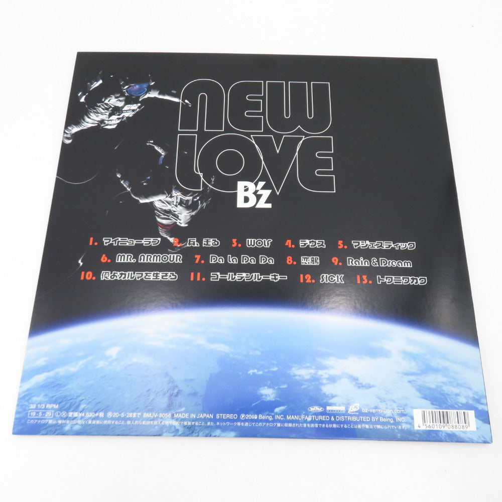 レコード B'z - NEW LOVE (アナログレコード)【LP・アナログ盤】 BMJV-8056 動作未確認