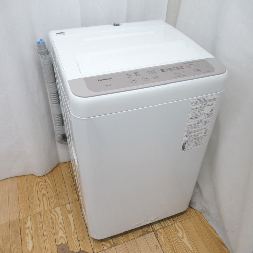 46dB【21日まで】パナソニック全自動洗濯機 NA-F60B14-C 2021年製 - 洗濯機