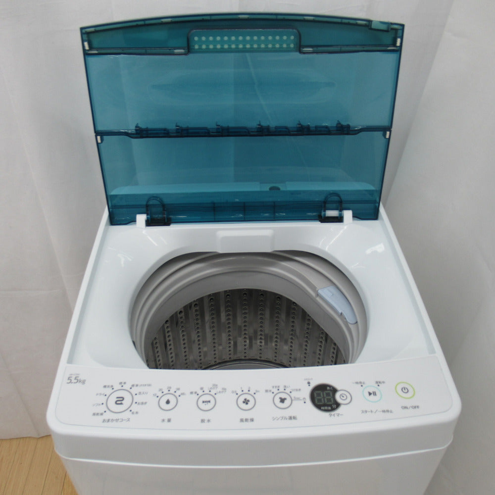 Haier ハイアール 全自動電気洗濯機 JW-C55A 5.5kg 2016年製 ホワイト 