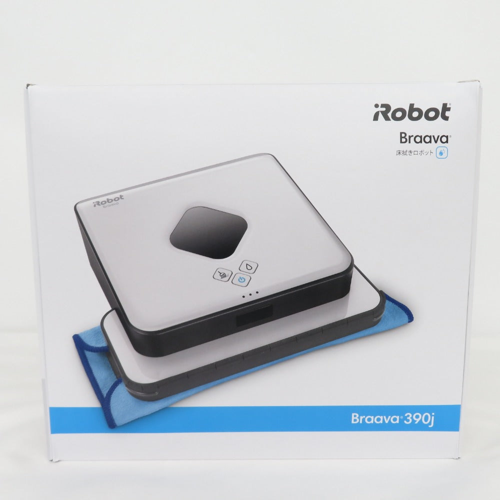 irobot アイロボット 掃除機 開封品 床ふきロボット フロアモップ Braava 390j ブラーバ お掃除ロボット 水拭き から拭き 美品