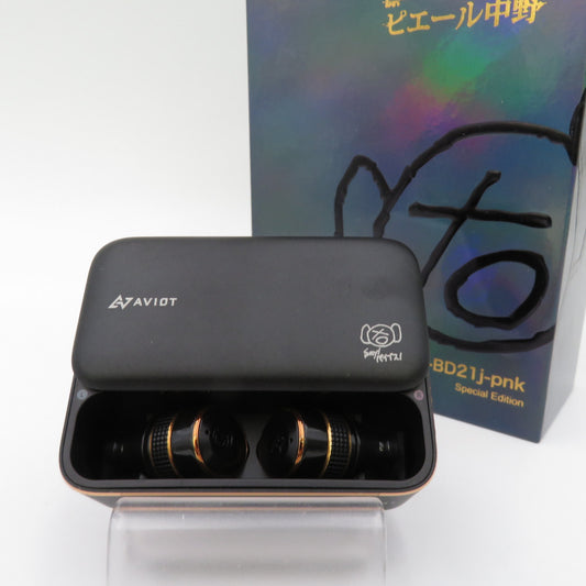AVIOT (アビオット) 完全ワイヤレスイヤホン ピエール中野 コラボレーションモデル Bluetooth対応 TD-BD21f-pnk 美品