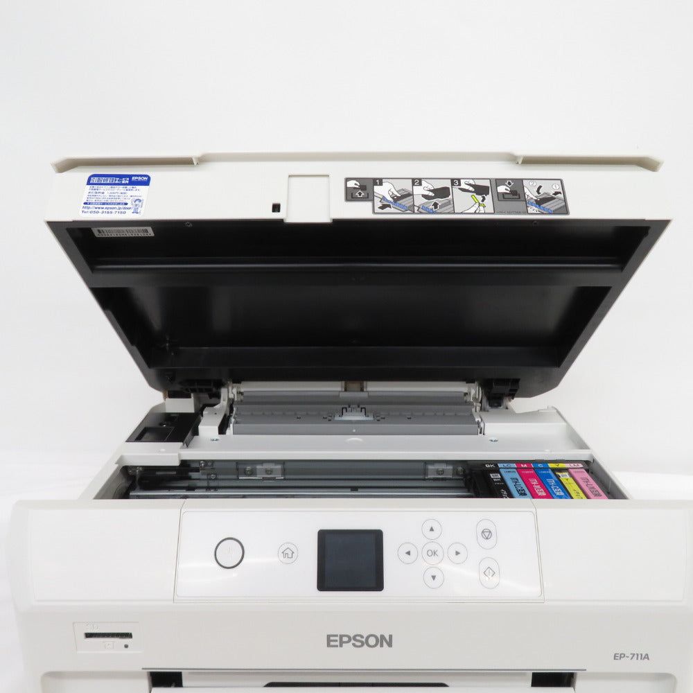 エプソン プリンター A4 複合機 カラリオ EP-711A ホワイト - PC周辺機器