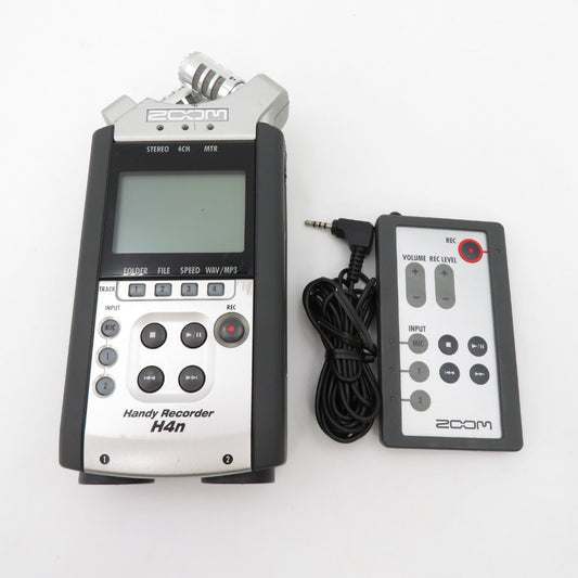 ZOOM (ズーム) ハンディレコーダー シルバー リモコン付 H4n