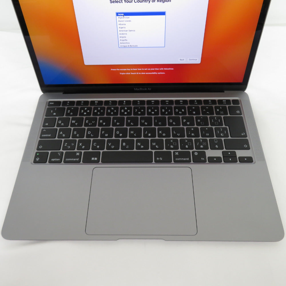 Apple Mac MacBook Air マックブックエアー Retinaディスプレイ 13.3型 Apple M1 メモリ8GB SSD256GB スペースグレイ MGN63J/A