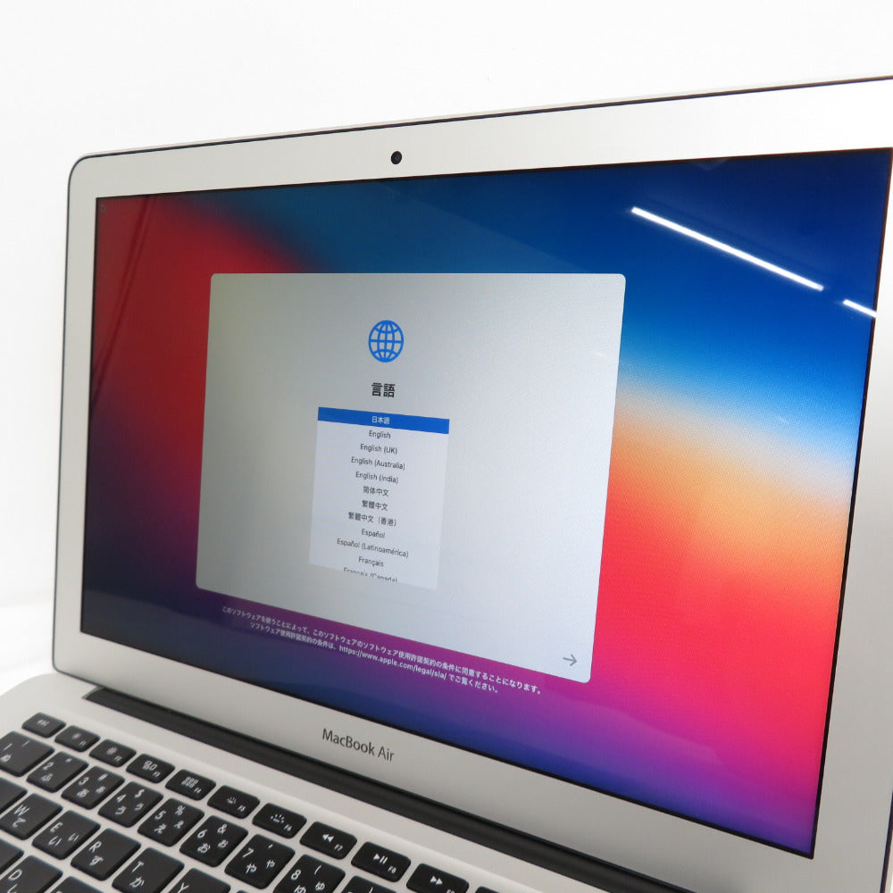 Apple Mac MacBook Air (マックブックエアー) ノートパソコン 13.3型 Early 2014 Core i5-4260U メモリ4GB SSD256GB 箱付き MD761J/B