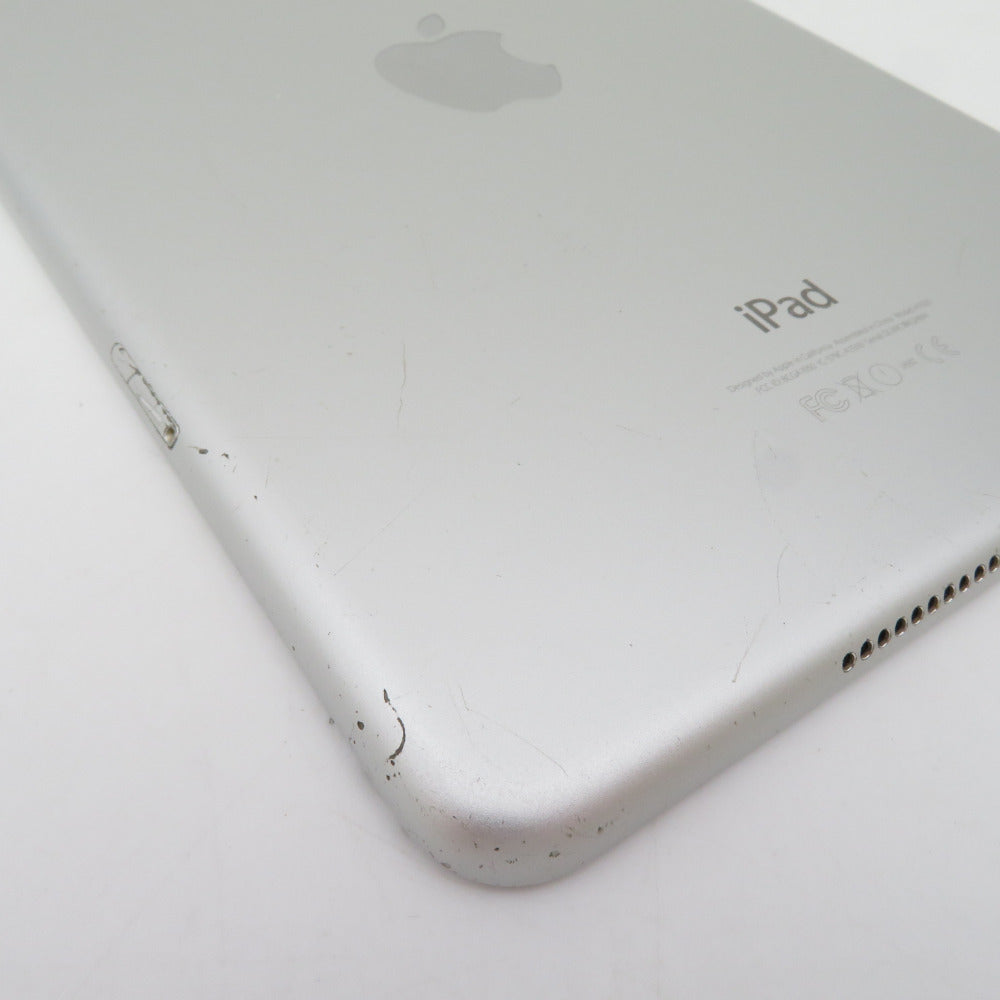 ジャンク品 au版 iPad mini 4 (Apple アイパッド ミニ) 16GB Wi-Fi+Cellularモデル MK702J/A シルバー  利用制限- 本体のみ ※返品不可※ 動作未確認