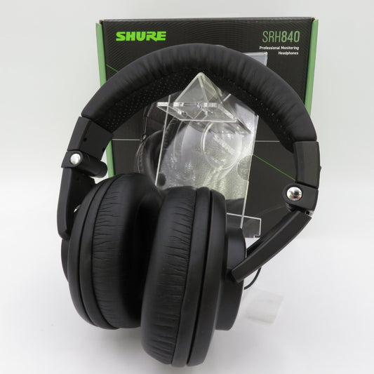 SHURE (シュア) 密閉型モニターヘッドホン 箱付 SRH840-BK-A