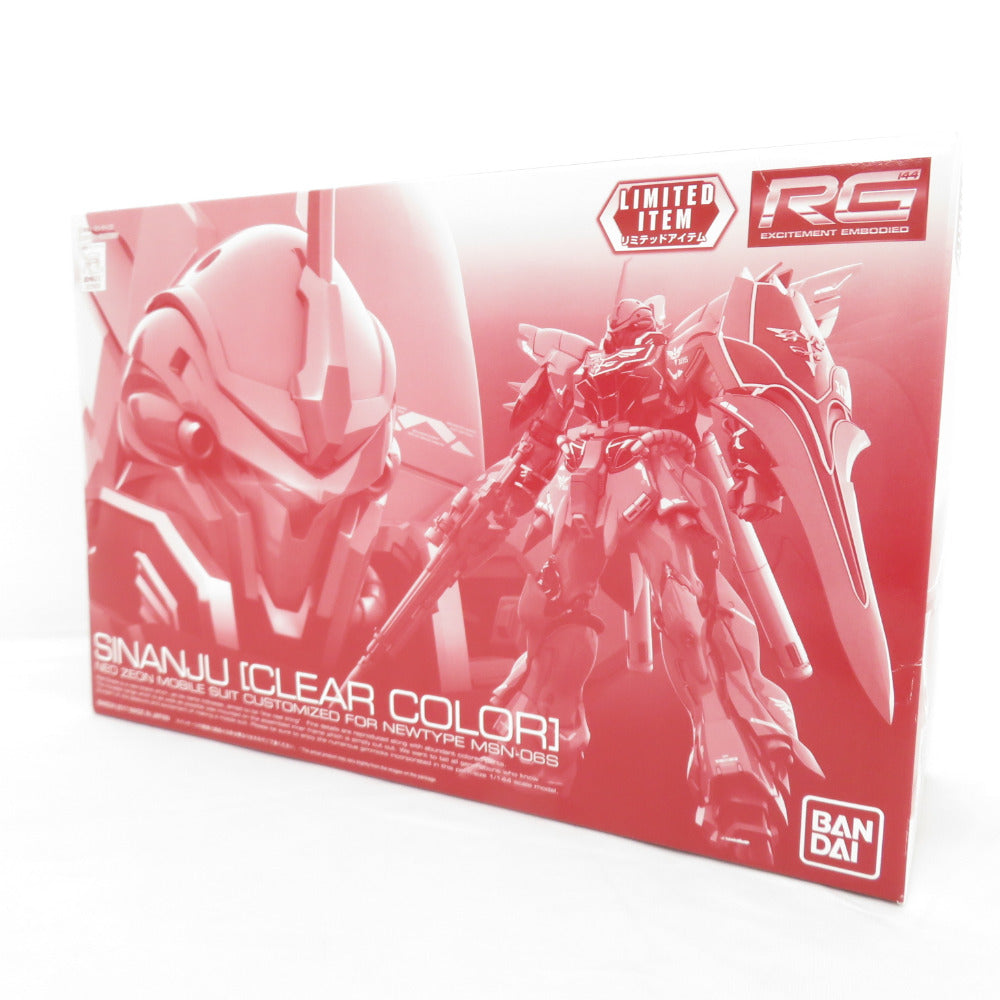 1/144 RG MSN-06S シナンジュ クリアカラー 機動戦士ガンダムUC ガンプラEXPO2017 未組立品 BANDAI バンダイ プラモデル