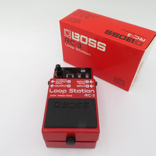 BOSS (ボス) エフェクター Loop Station ループステーション 最大3時間録音 ステレオ入出力可能 箱付 RC-3