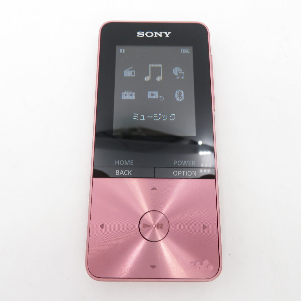 ソニー WALKMAN (ウォークマン) NW-S313 4GB ライトピンク スピーカー付