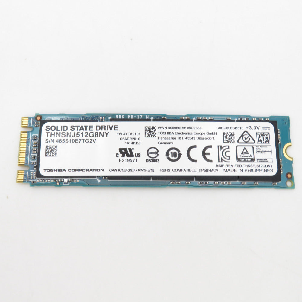 18 東芝 TOSHIBA SSD 512GB/M.2 (NVMe)