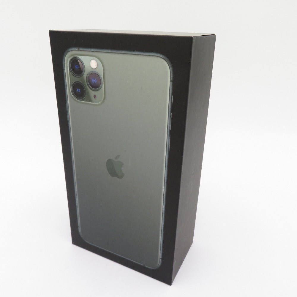Apple iPhone 11 Pro Max (アイフォン イレブン プロ マックス) au版 256GB MWHM2J/A ミッドナイトグリーン 6.5インチ SIMロックあり 利用制限〇 美品
