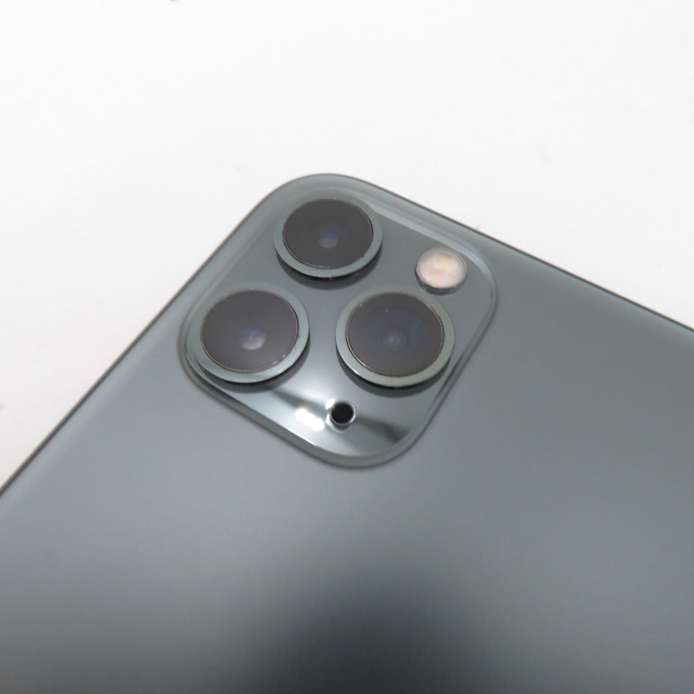 Apple iPhone 11 Pro Max (アイフォン イレブン プロ マックス) au版 256GB MWHM2J/A ミッドナイトグリーン 6.5インチ SIMロックあり 利用制限〇 美品