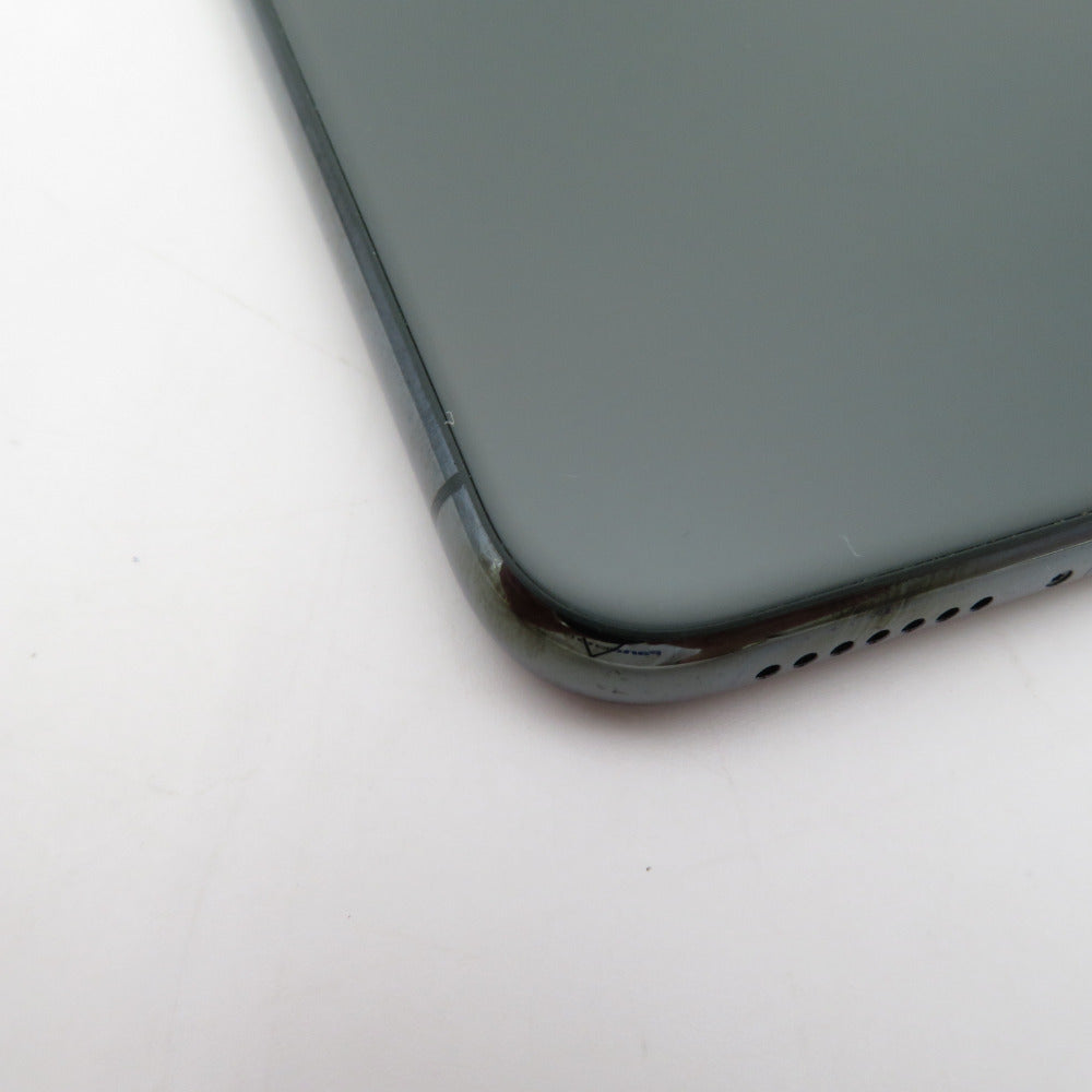 Apple iPhone 11 Pro Max (アイフォン イレブン プロ マックス) au版 256GB MWHM2J/A ミッドナイトグリーン 6.5インチ SIMロックあり 利用制限〇 美品