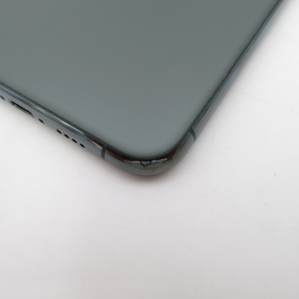 Apple iPhone 11 Pro Max (アイフォン イレブン プロ マックス) au版 256GB MWHM2J/A ミッドナイトグリーン 6.5インチ SIMロックあり 利用制限〇 美品