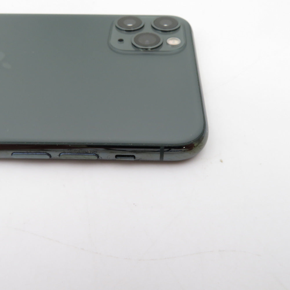 Apple iPhone 11 Pro Max (アイフォン イレブン プロ マックス) au版 256GB MWHM2J/A ミッドナイトグリーン 6.5インチ SIMロックあり 利用制限〇 美品