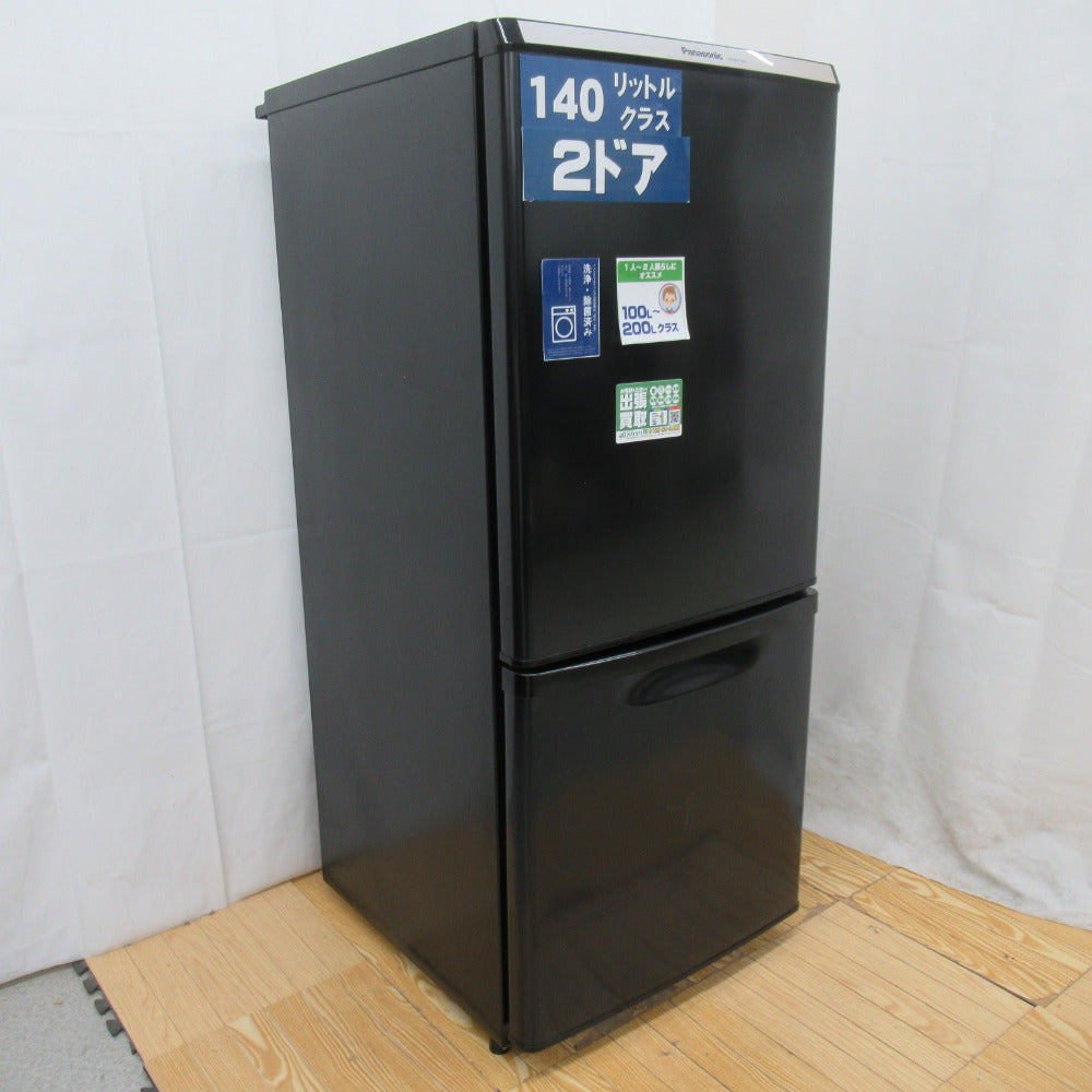 NR-BW145C-K パナソニック 138L 2ドア冷蔵庫 ブラック