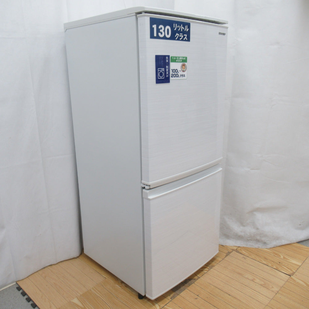 SHARP 冷蔵庫(一人暮らし) SJ-D14E-W 137リットル - 冷蔵庫
