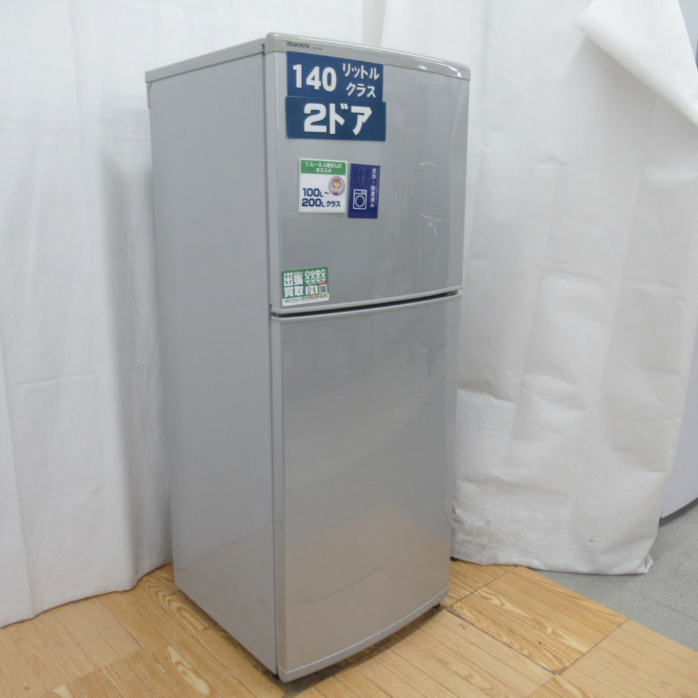 MORITA ノンフロン冷凍冷蔵庫 MR-F140C 単282 - 冷蔵庫