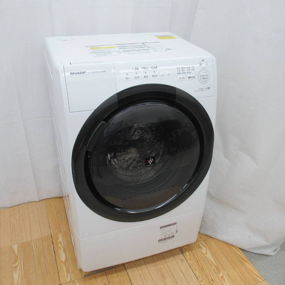 SHARP ES-S7G-WR WHITE ドラム式洗濯機