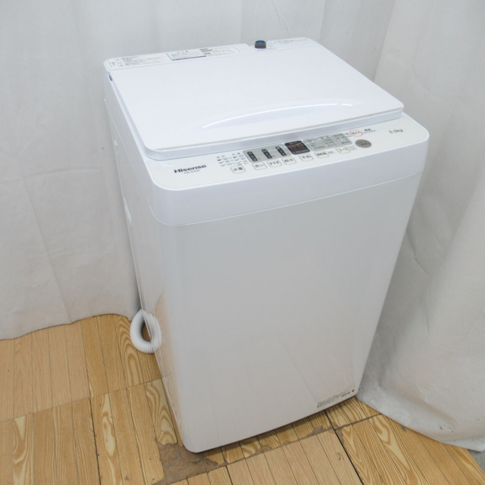 Hisence ハイセンス 洗濯機 全自動電気洗濯機 HW-E5504 5.5kg 2021年製 