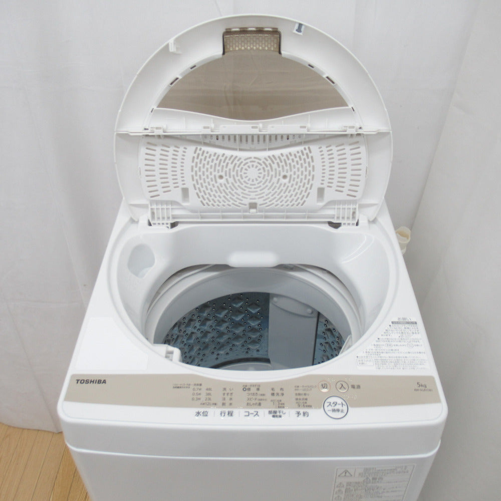 TOSHIBA 全自動電気洗濯機5kg - 洗濯機