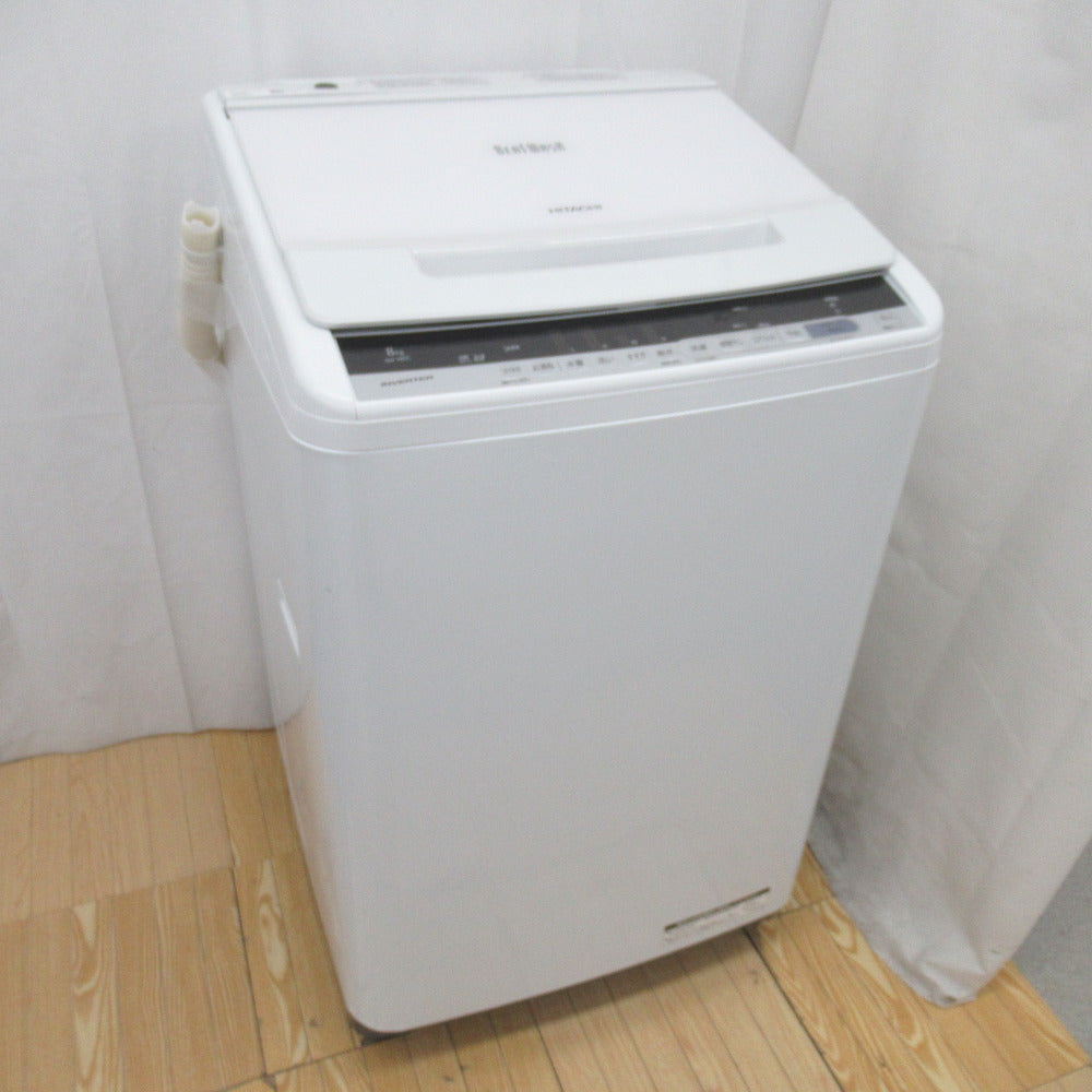 HITACHI 日立 全自動洗濯機 8.0kg ビートウォッシュ BW-V80C(W