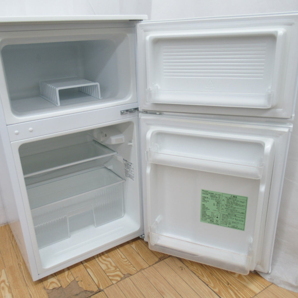 美しい 中古YAMADA - ヤマダ ノンフロン冷凍冷蔵庫YRZ-C09B1 YAMADA 